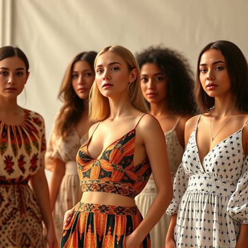 Capture d'√©cran d'une vid√©o promotionnelle pour une marque de v√™tements locale, mettant en avant des mannequins portant les derni√®res cr√©ations.