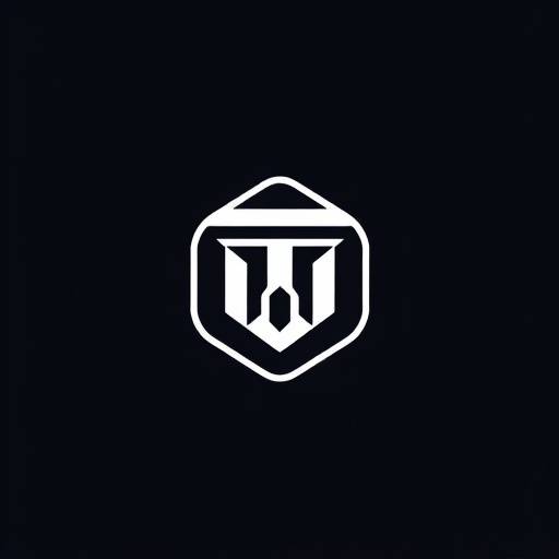 Logo minimaliste et moderne pour une start-up technologique.